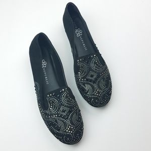 Rock & Republic black suede sequence flats sz 9.5